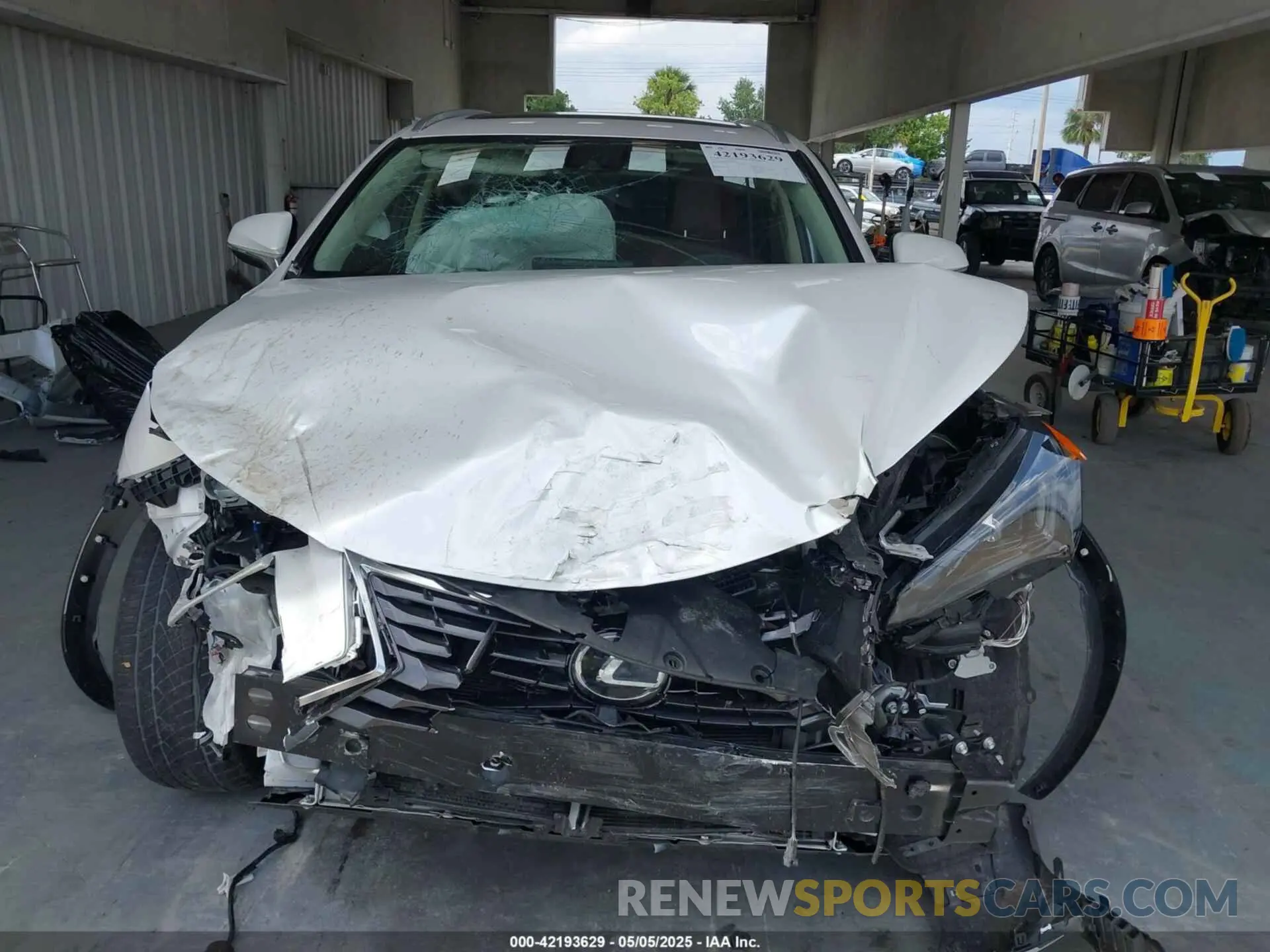 13 Фотография поврежденного автомобиля JTJGARBZ7M5027794 LEXUS NX 300 2021