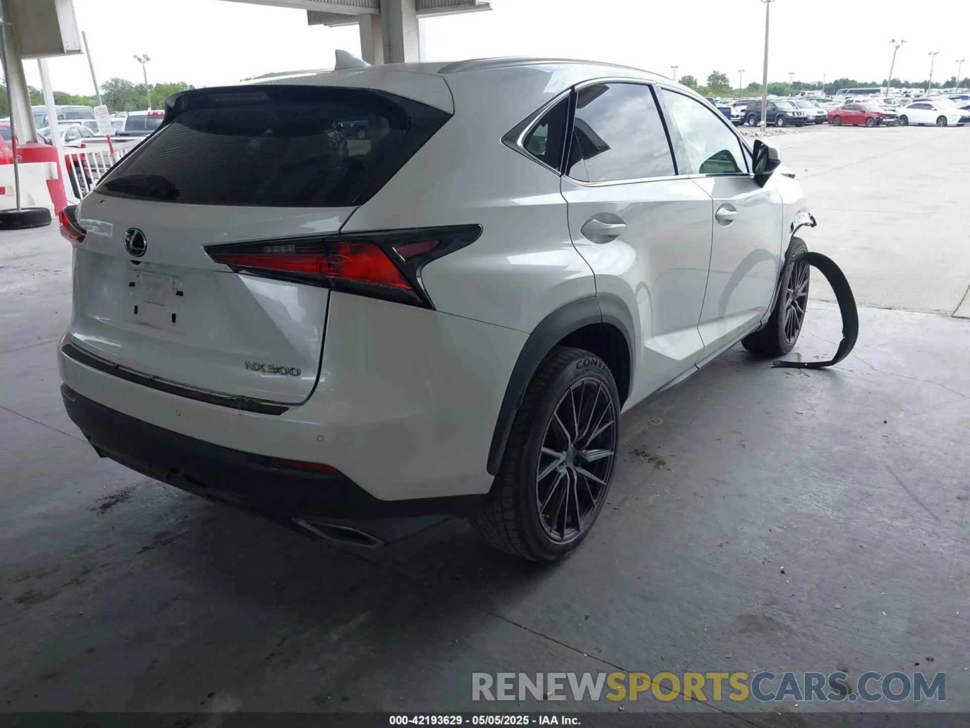 4 Фотография поврежденного автомобиля JTJGARBZ7M5027794 LEXUS NX 300 2021
