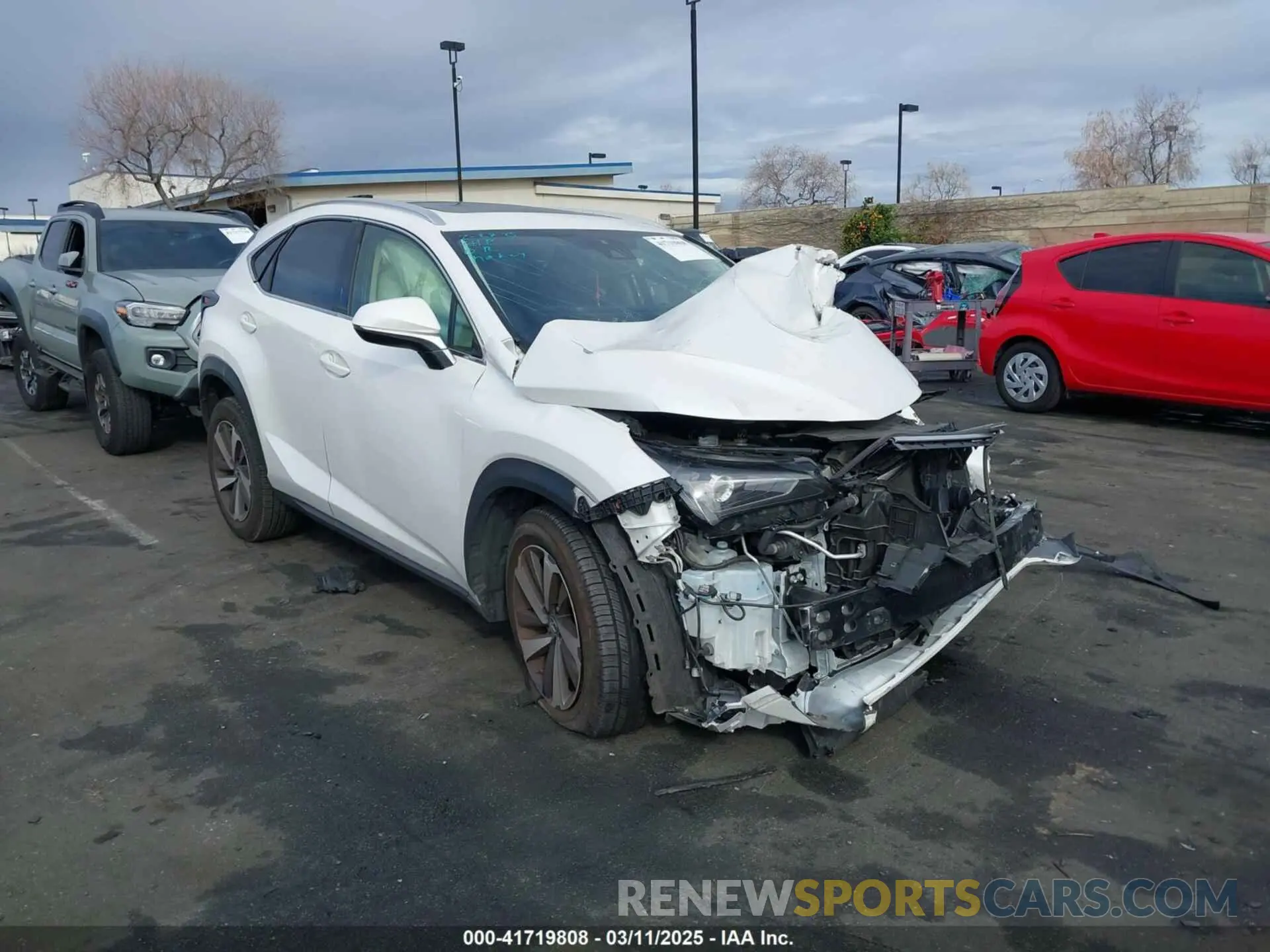 1 Photograph of a damaged car JTJGARBZ9M5028428 LEXUS NX 300 2021