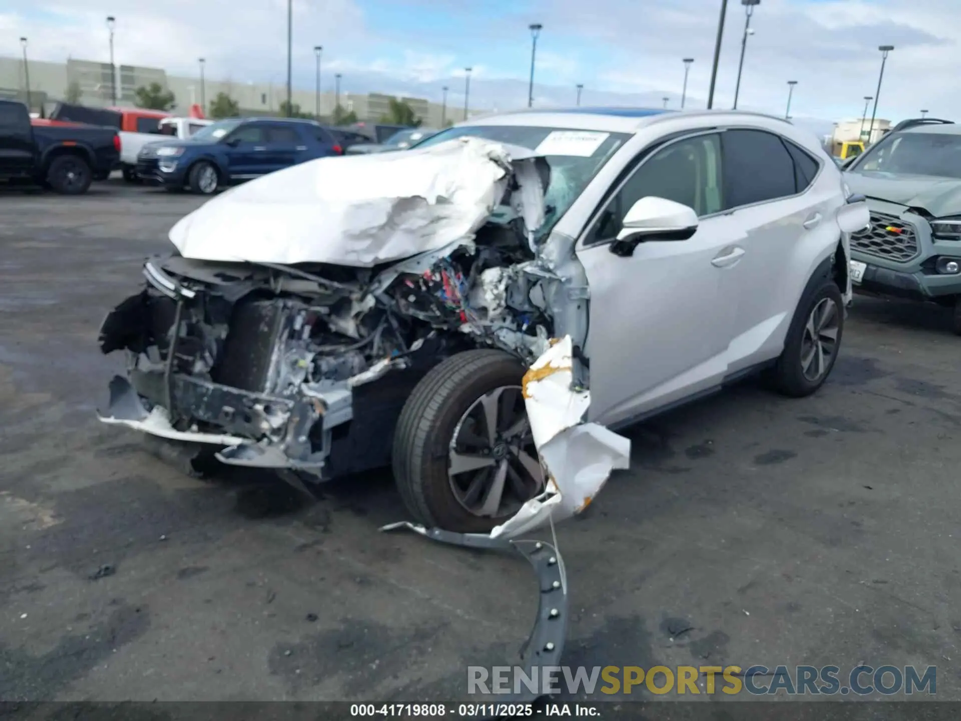 2 Photograph of a damaged car JTJGARBZ9M5028428 LEXUS NX 300 2021