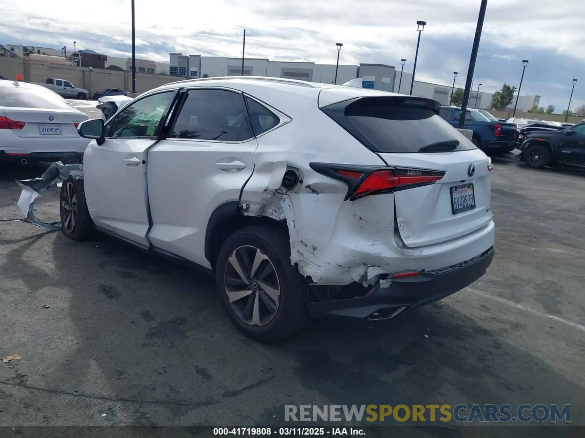 3 Photograph of a damaged car JTJGARBZ9M5028428 LEXUS NX 300 2021