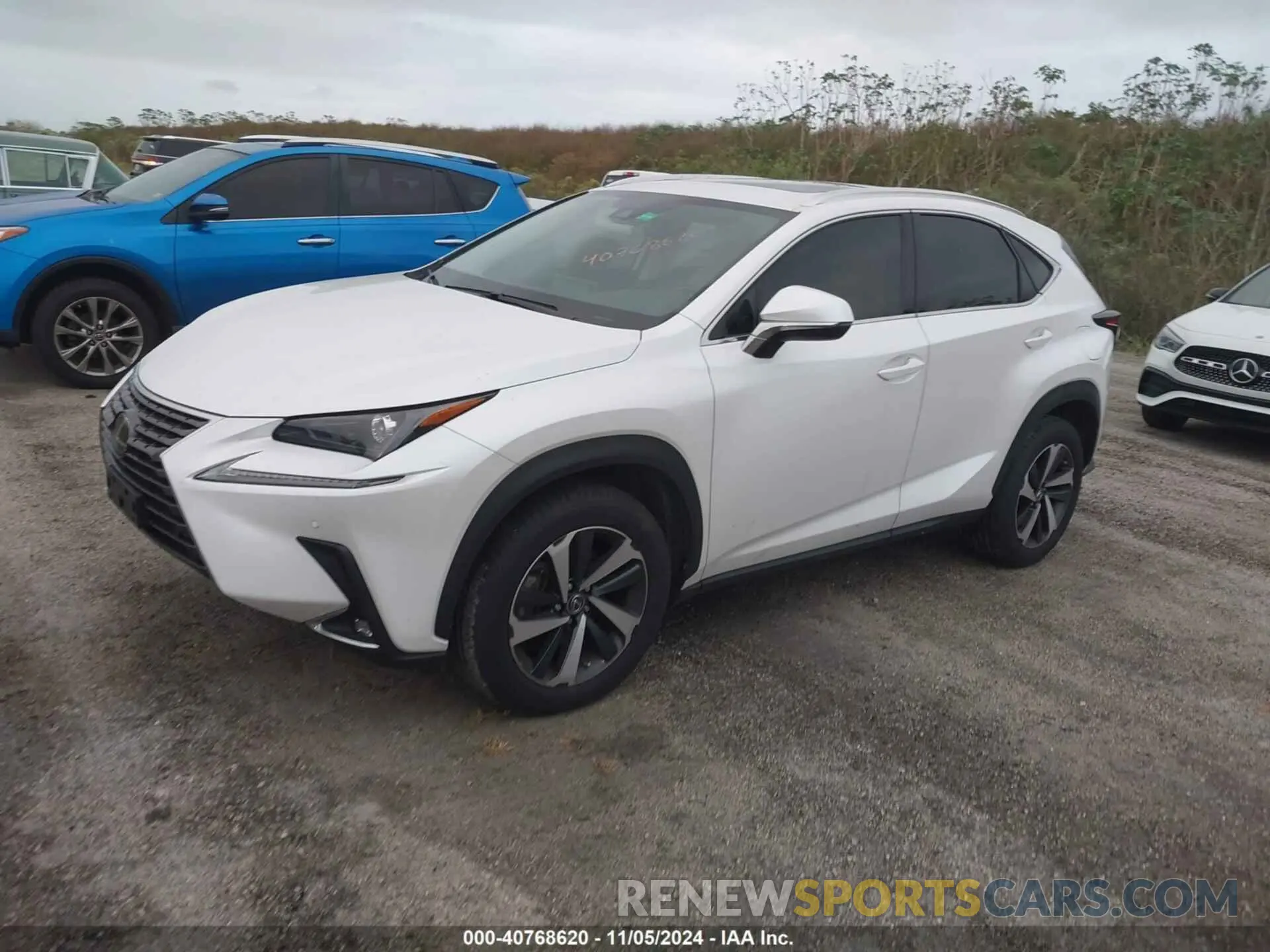 2 Фотография поврежденного автомобиля JTJGARDZXM5023459 LEXUS NX 300 2021
