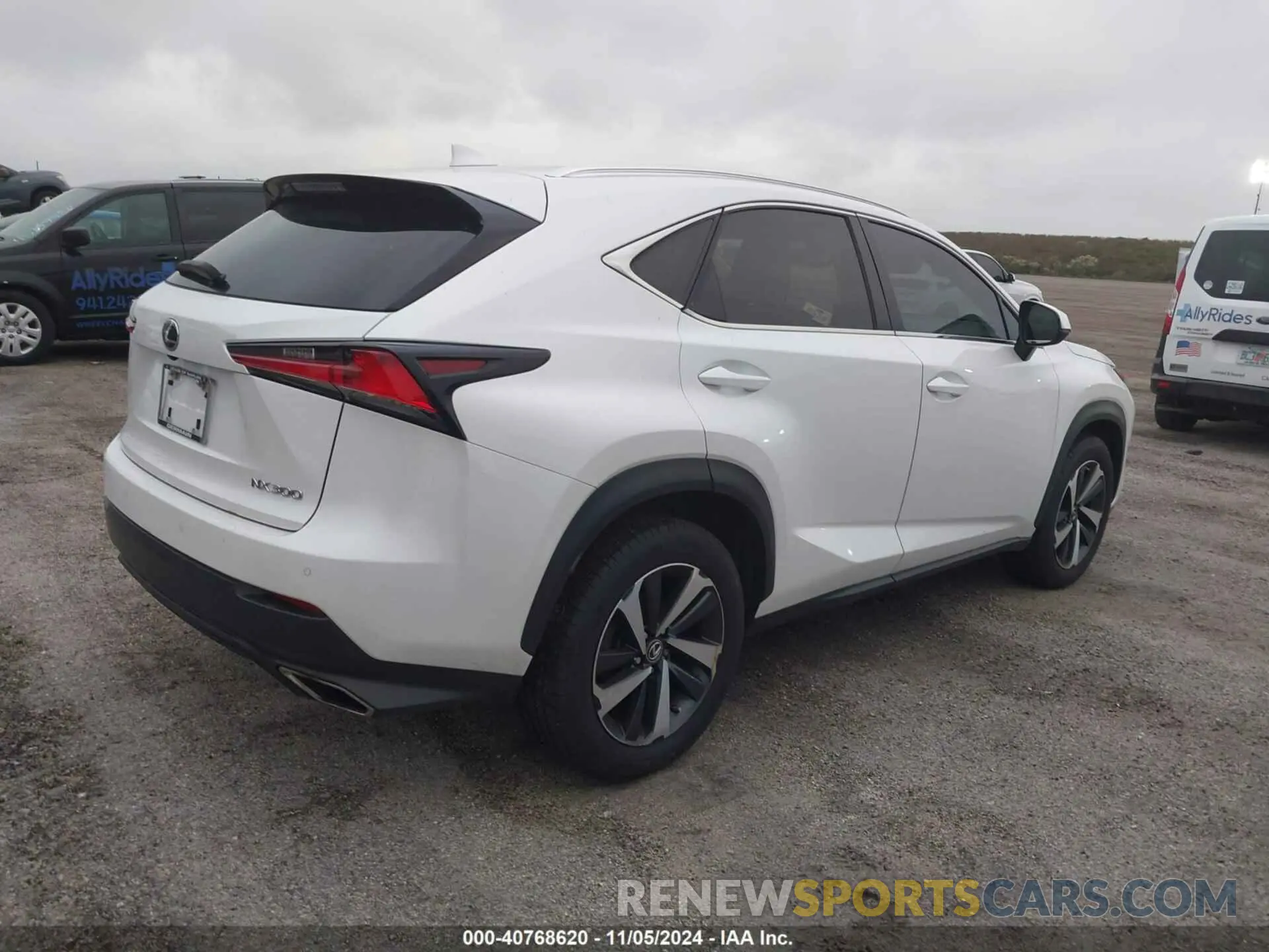 4 Фотография поврежденного автомобиля JTJGARDZXM5023459 LEXUS NX 300 2021