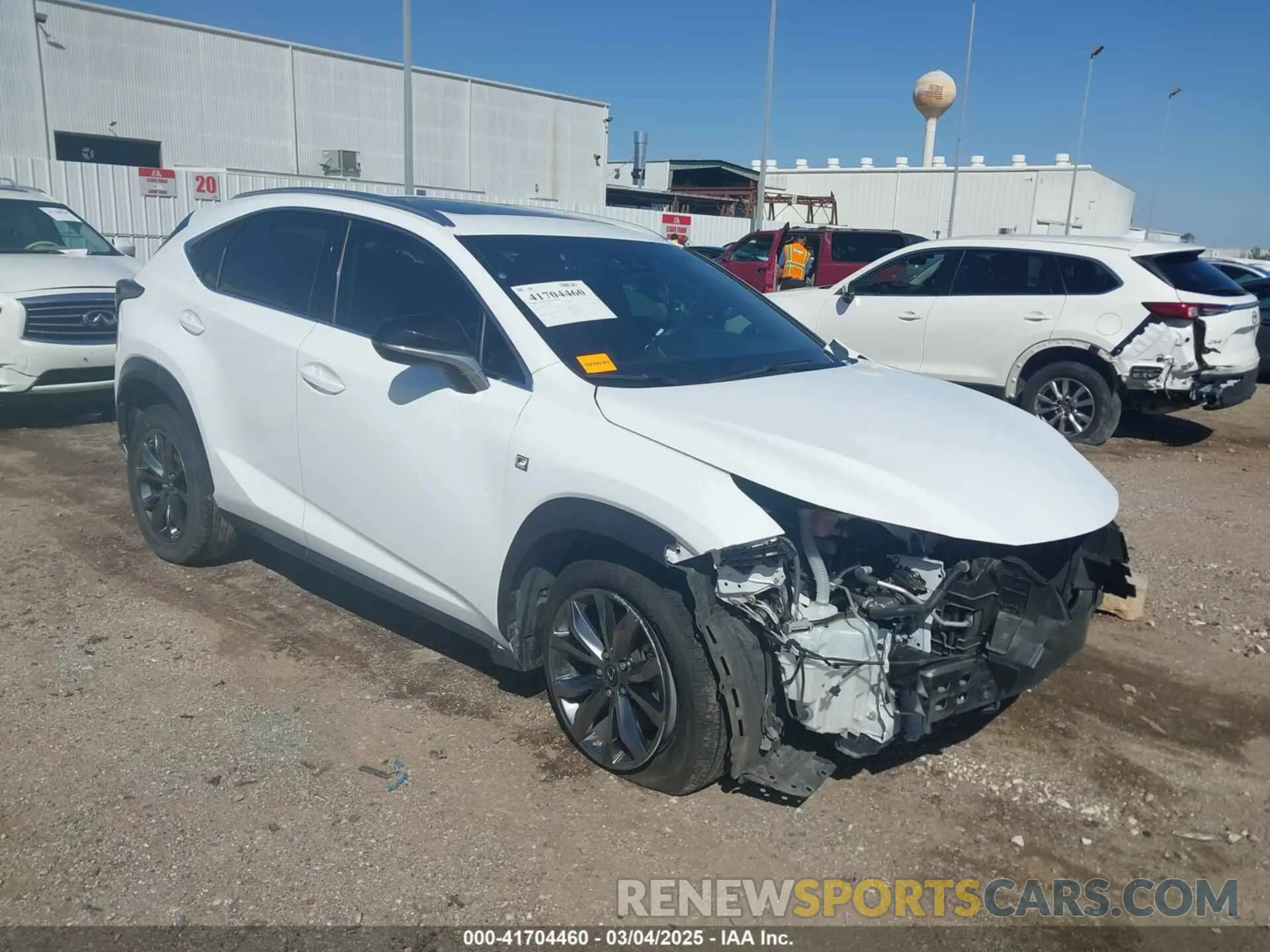 1 Фотография поврежденного автомобиля JTJSARBZ0M2200213 LEXUS NX 300 2021