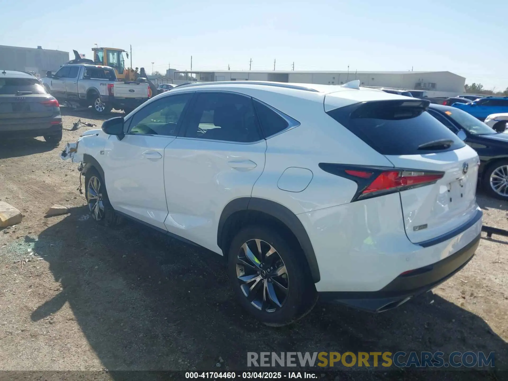 3 Фотография поврежденного автомобиля JTJSARBZ0M2200213 LEXUS NX 300 2021