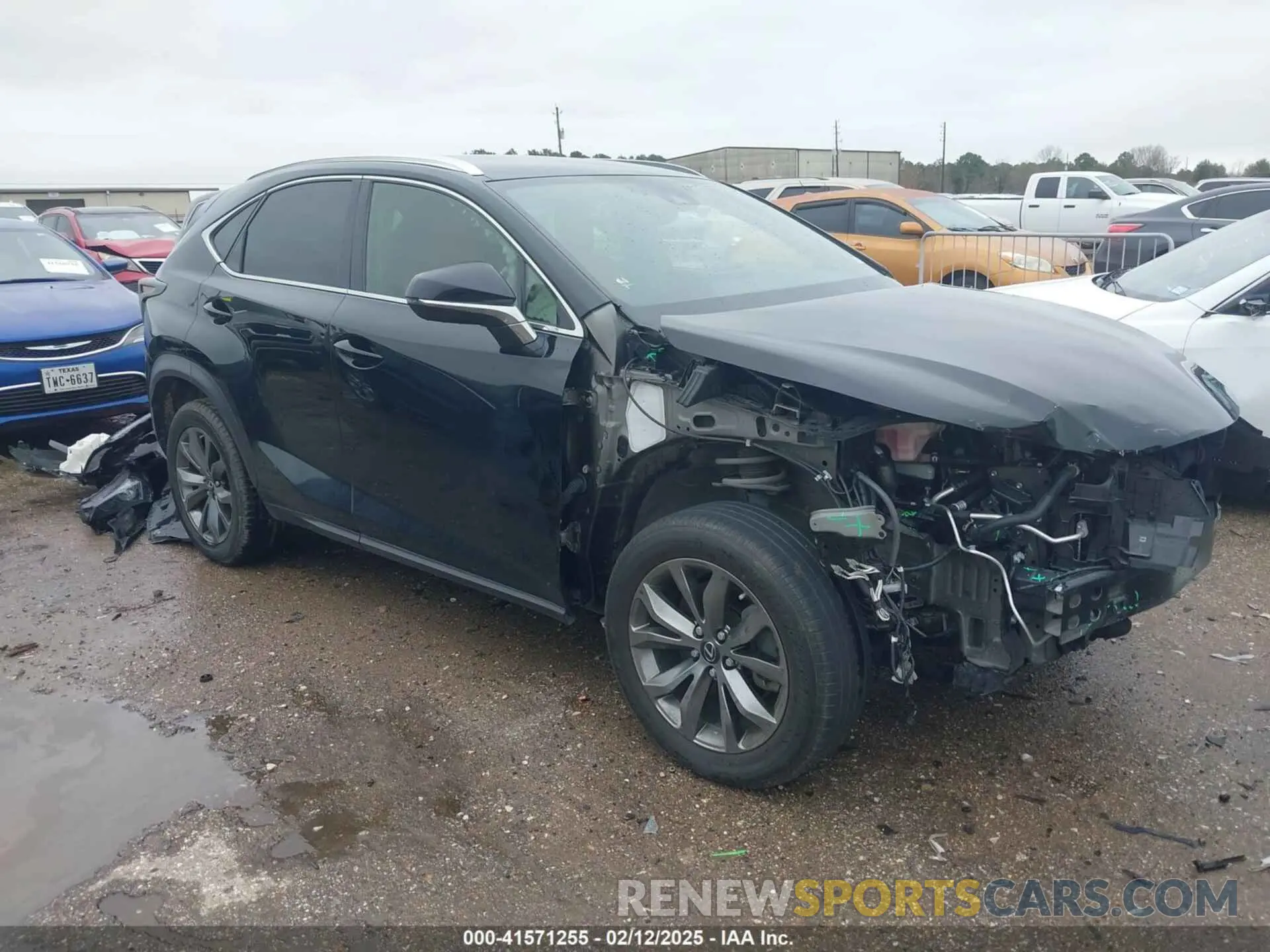 1 Photograph of a damaged car JTJSARBZ2M2190994 LEXUS NX 300 2021