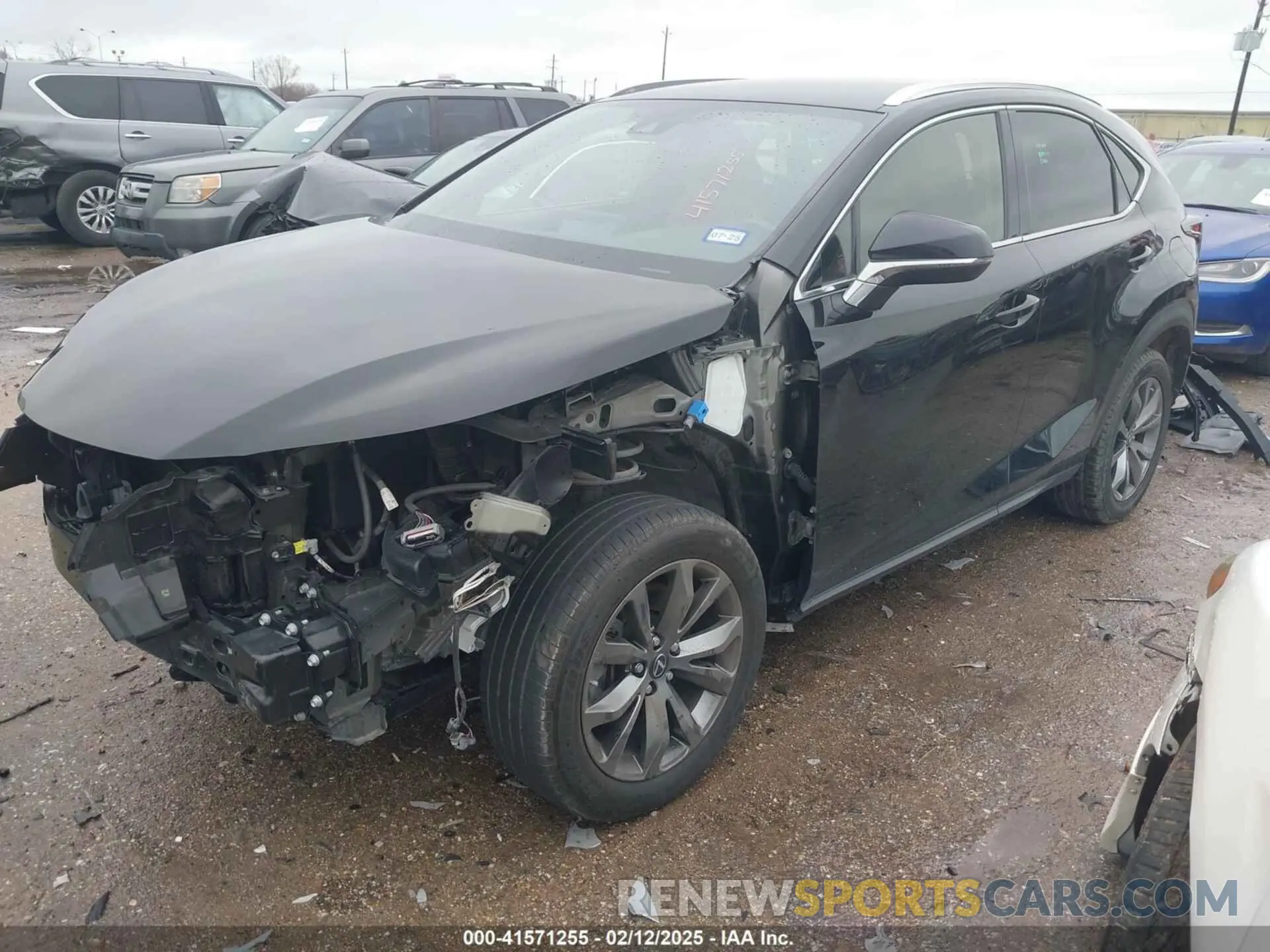 2 Photograph of a damaged car JTJSARBZ2M2190994 LEXUS NX 300 2021