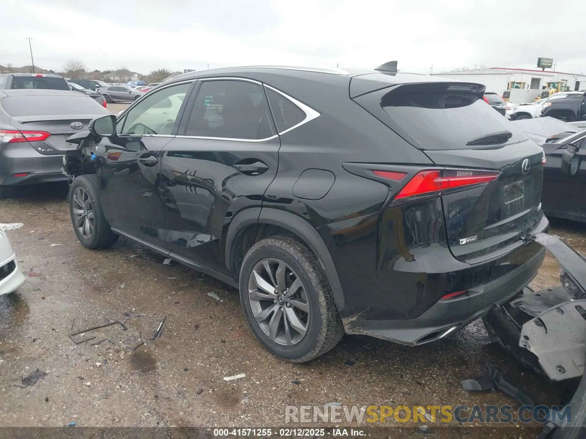 3 Photograph of a damaged car JTJSARBZ2M2190994 LEXUS NX 300 2021