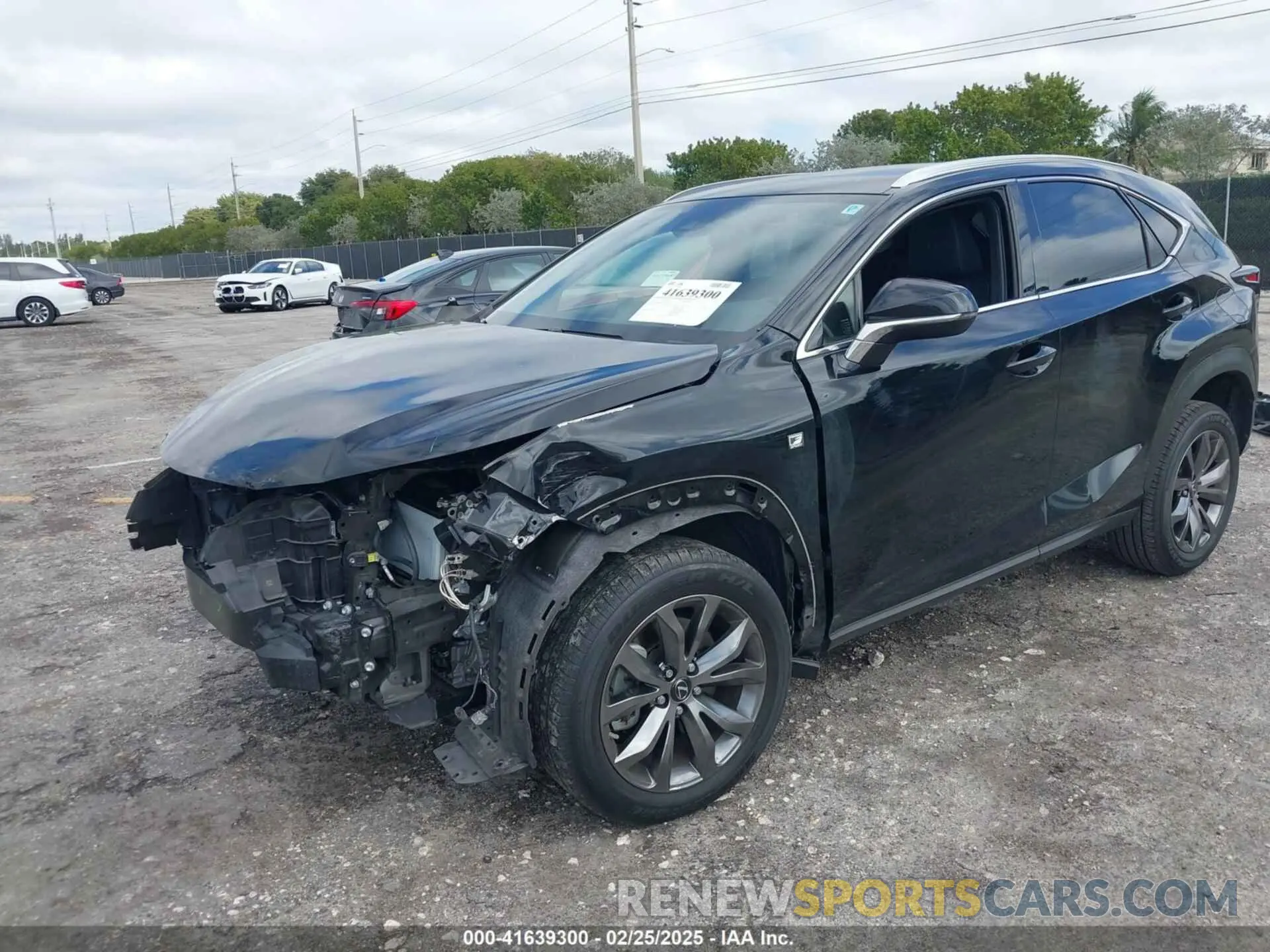 2 Фотография поврежденного автомобиля JTJSARBZ5M2179908 LEXUS NX 300 2021