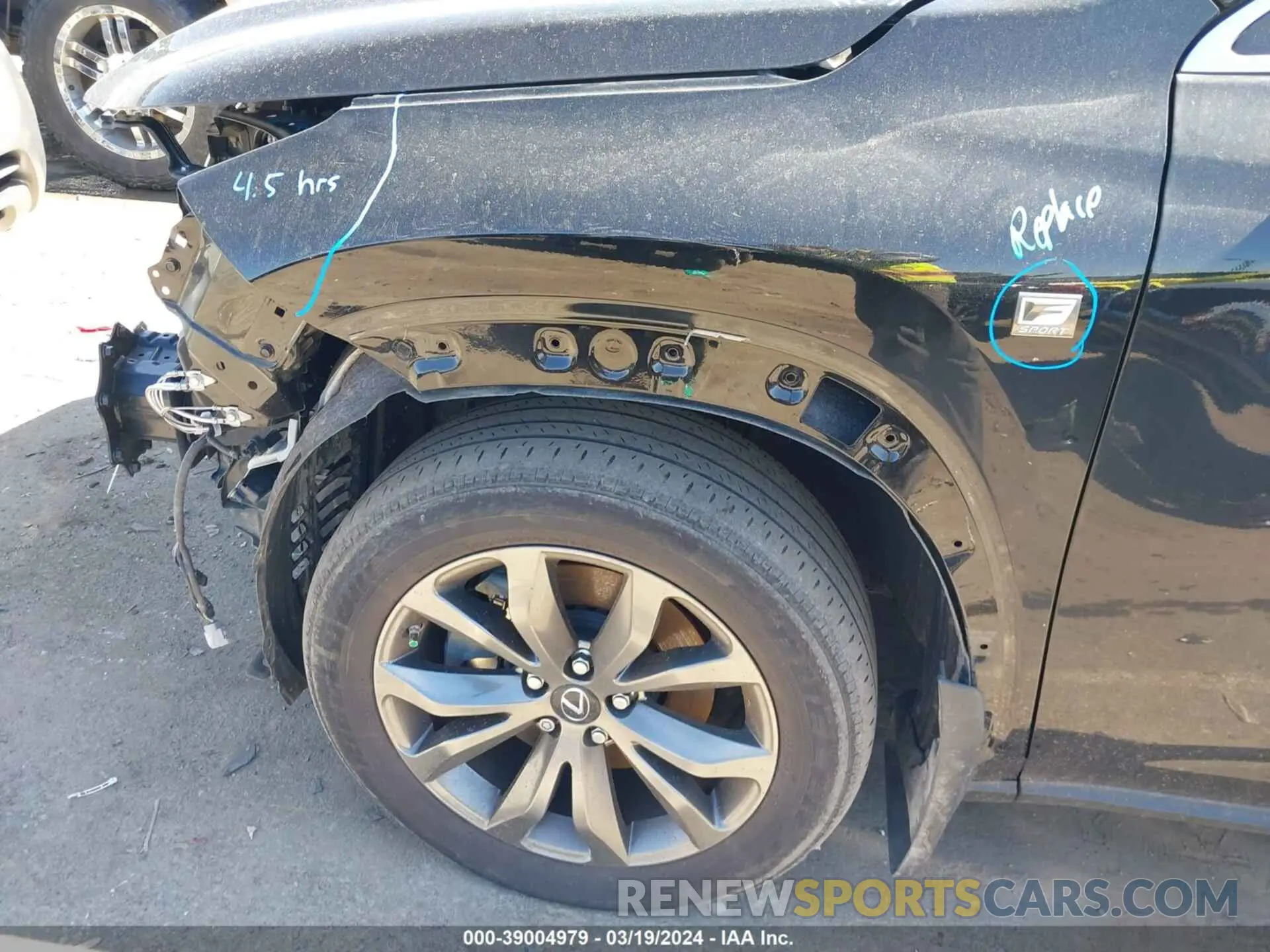 18 Photograph of a damaged car JTJSARBZ6M2201382 LEXUS NX 300 2021