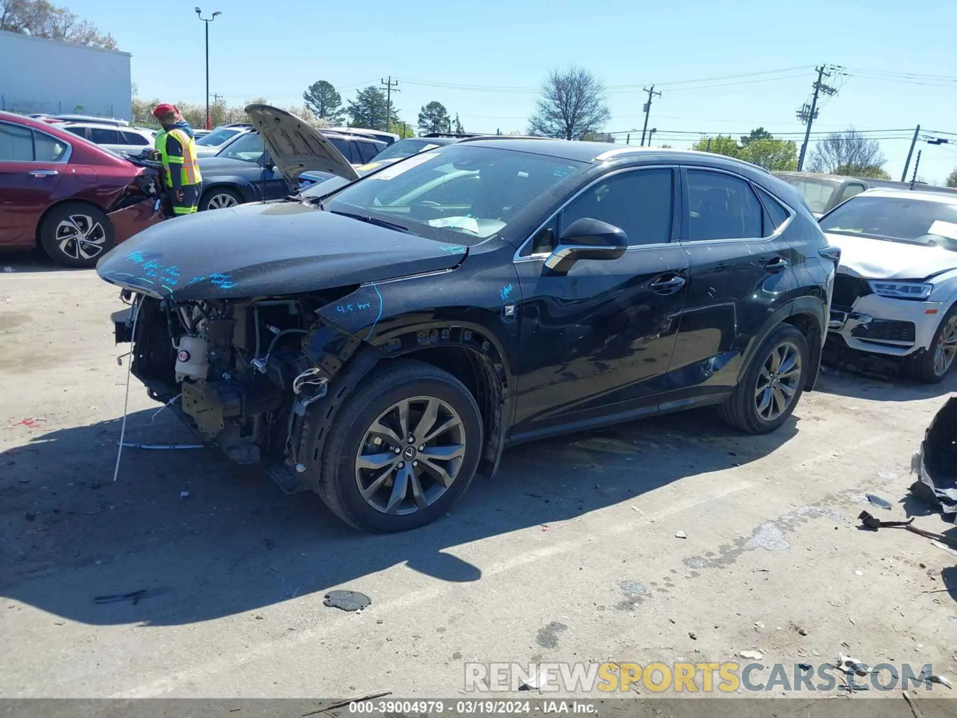 2 Photograph of a damaged car JTJSARBZ6M2201382 LEXUS NX 300 2021