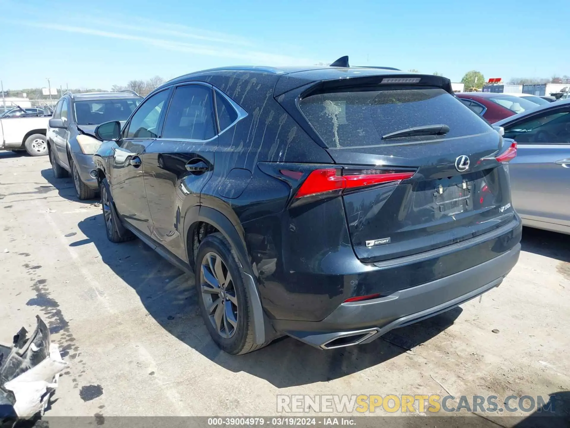 3 Photograph of a damaged car JTJSARBZ6M2201382 LEXUS NX 300 2021