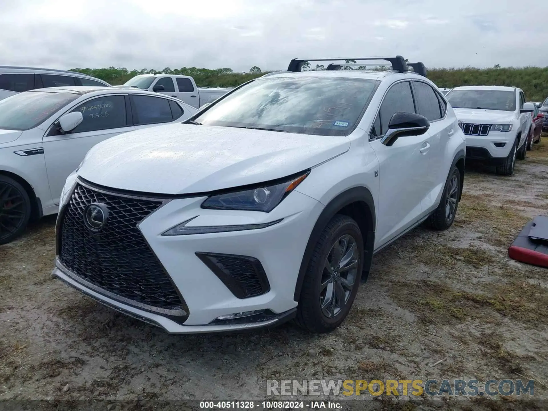 2 Photograph of a damaged car JTJSARBZ6M5027134 LEXUS NX 300 2021