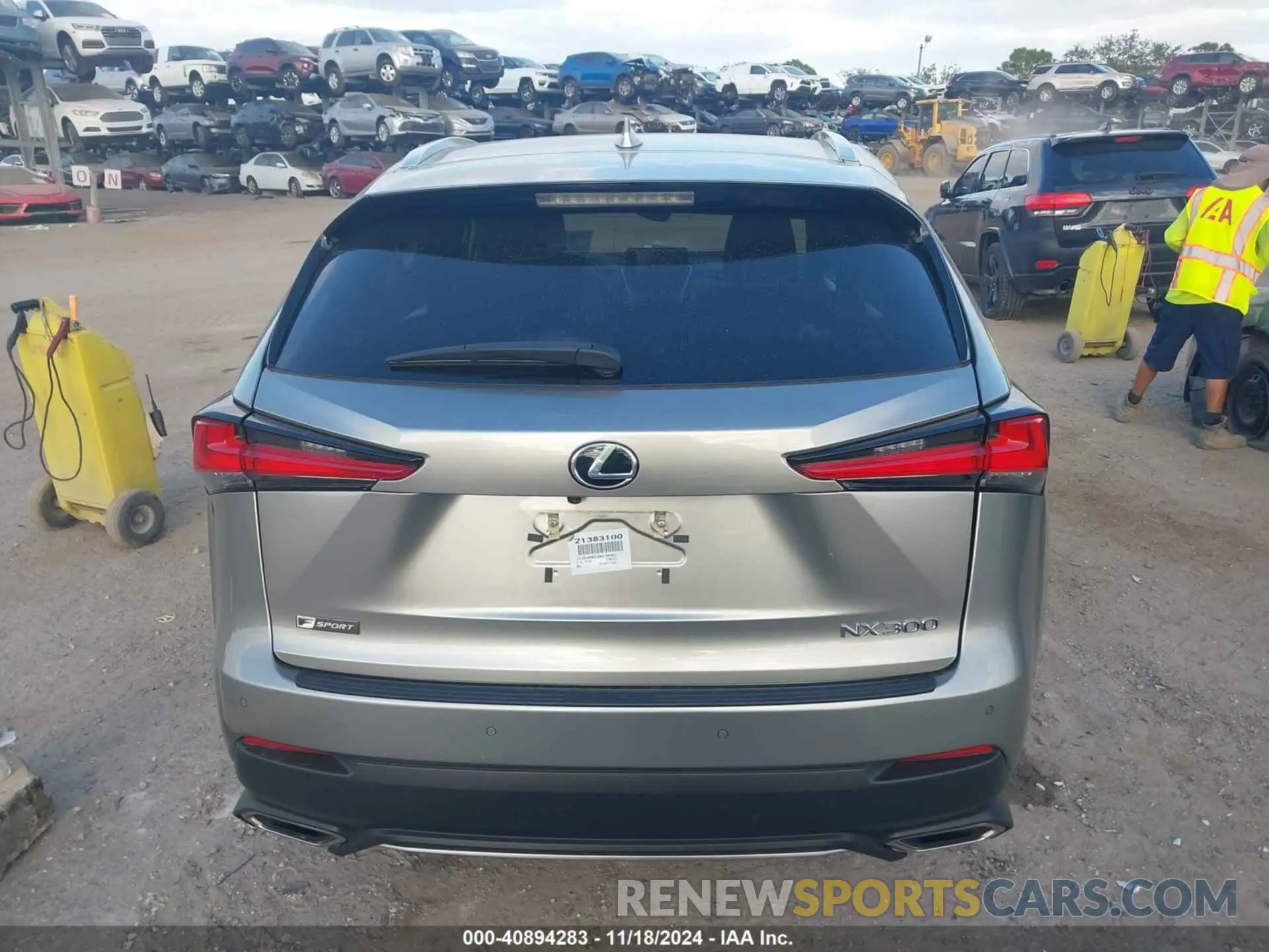 17 Photograph of a damaged car JTJSARBZXM2190953 LEXUS NX 300 2021