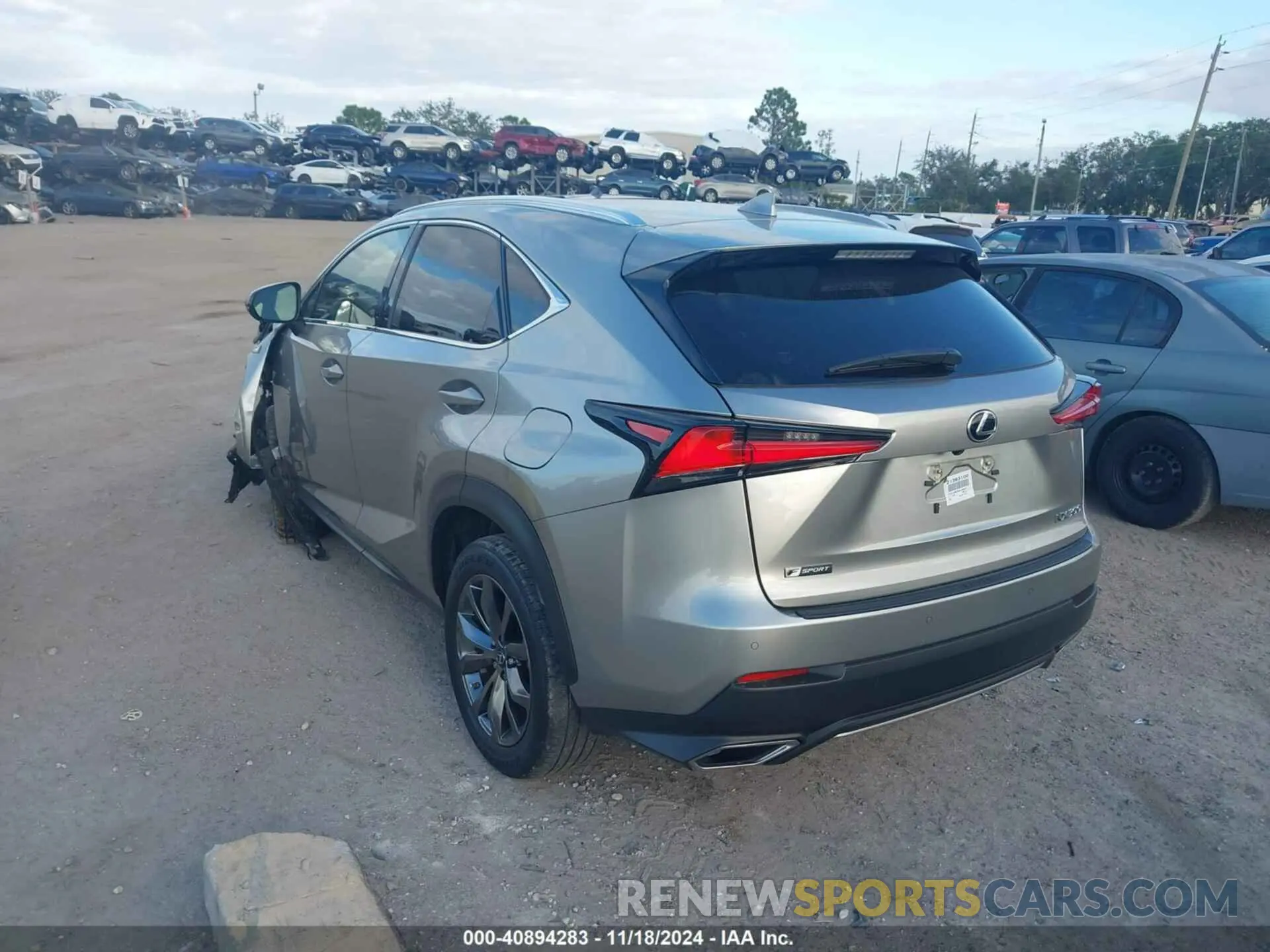 3 Photograph of a damaged car JTJSARBZXM2190953 LEXUS NX 300 2021