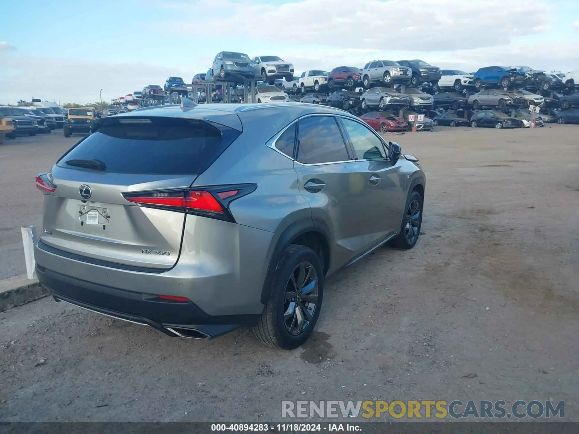 4 Photograph of a damaged car JTJSARBZXM2190953 LEXUS NX 300 2021