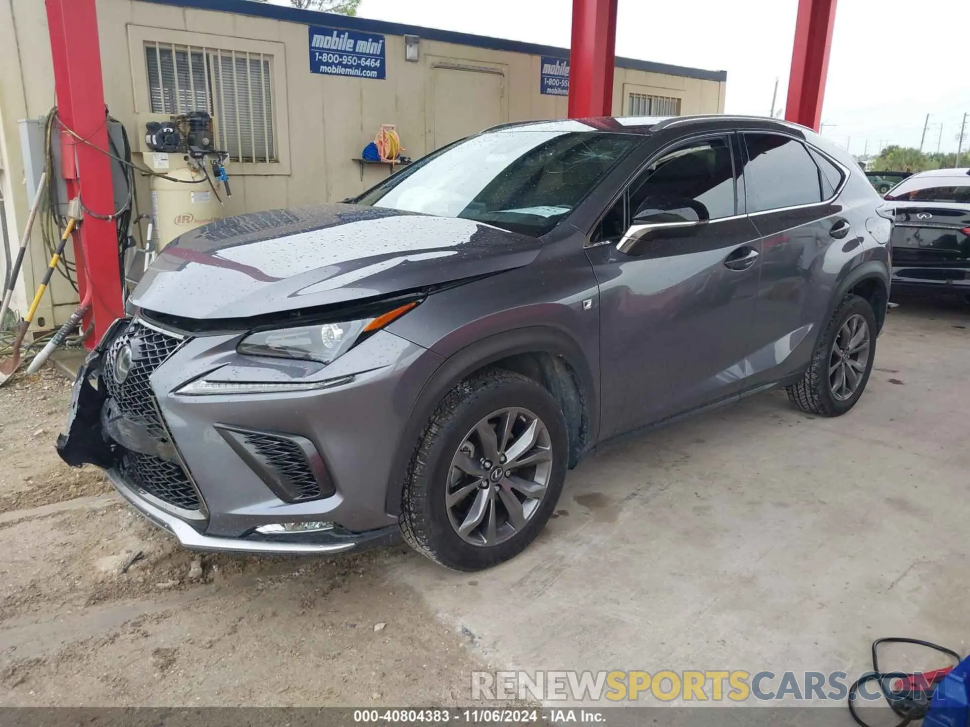 2 Photograph of a damaged car JTJSARBZXM2201952 LEXUS NX 300 2021