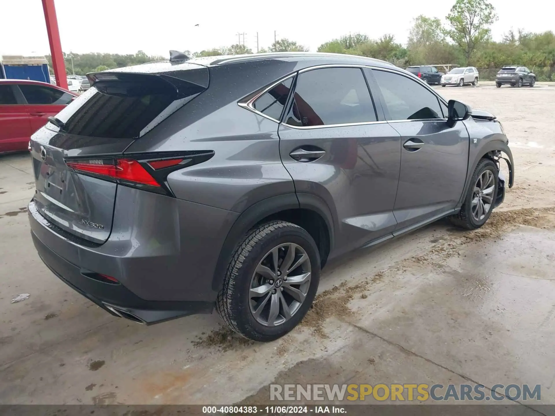 4 Photograph of a damaged car JTJSARBZXM2201952 LEXUS NX 300 2021