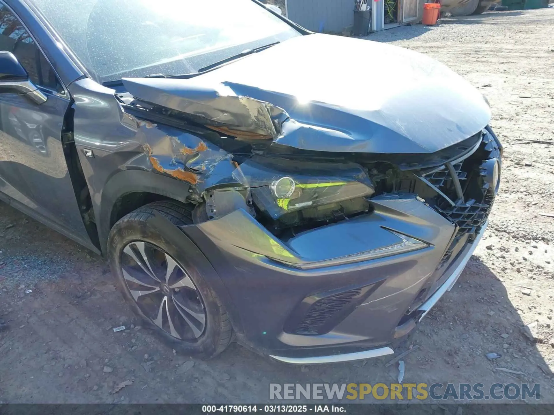 6 Фотография поврежденного автомобиля JTJSARDZ8M2253108 LEXUS NX 300 2021