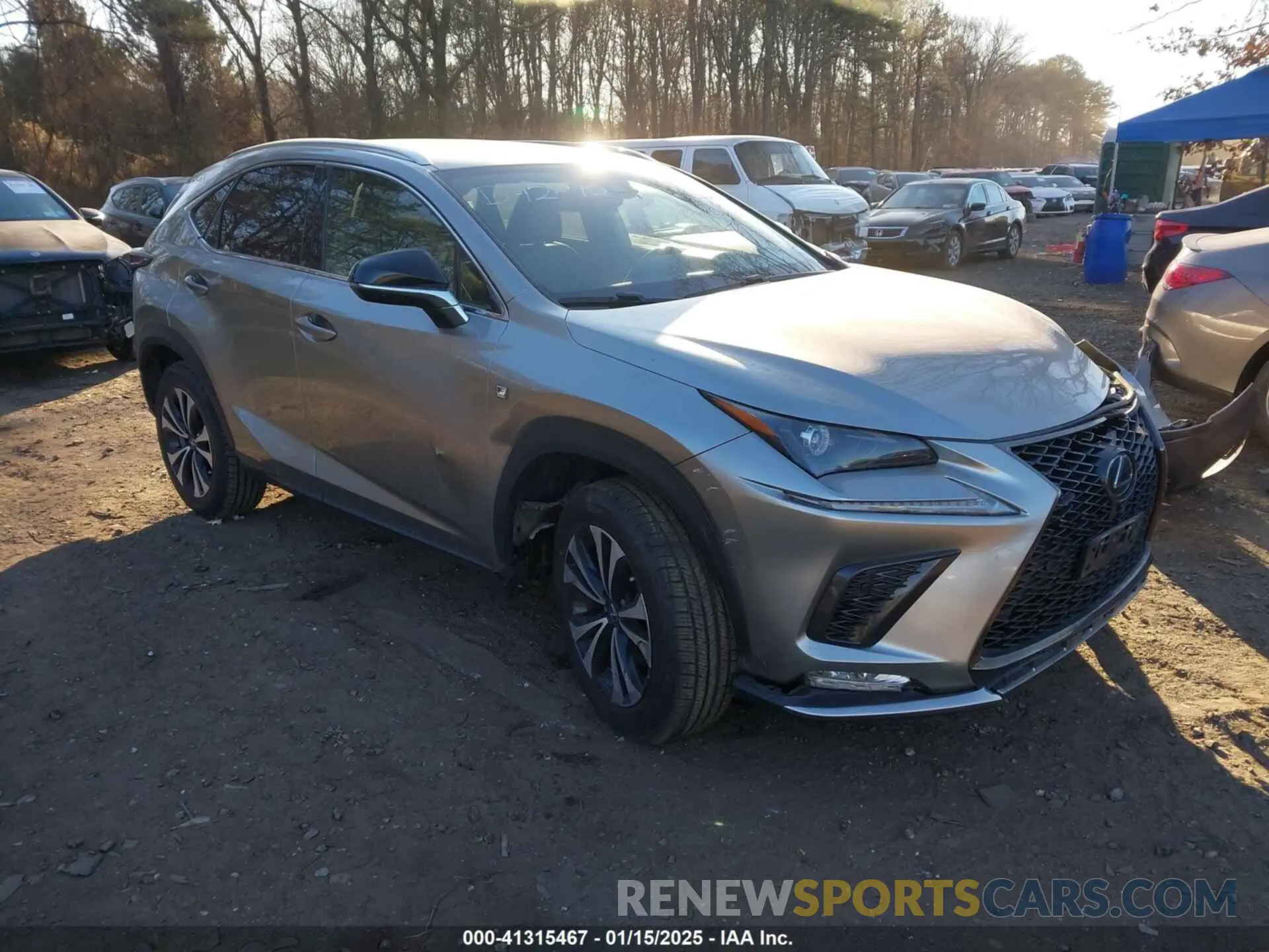 1 Фотография поврежденного автомобиля JTJSARDZ9M2250461 LEXUS NX 300 2021