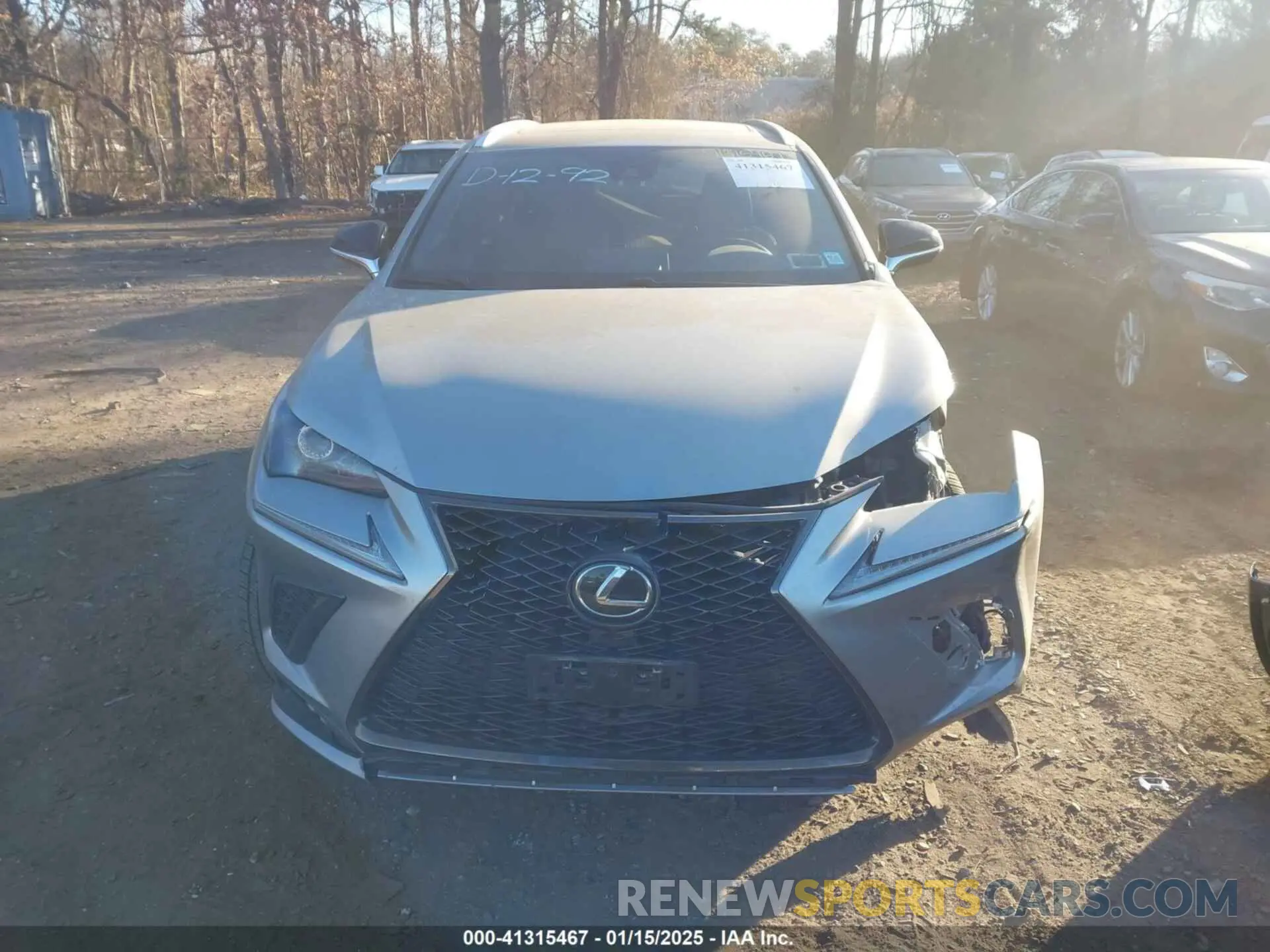 12 Фотография поврежденного автомобиля JTJSARDZ9M2250461 LEXUS NX 300 2021