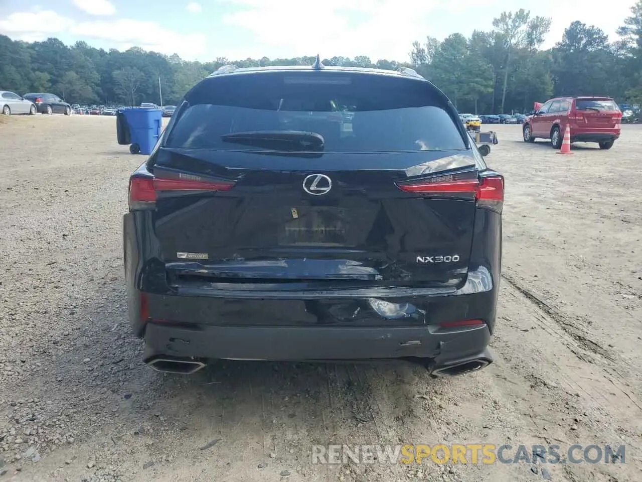 6 Photograph of a damaged car JTJJARBZ0L2177526 LEXUS NX 300 F S 2020