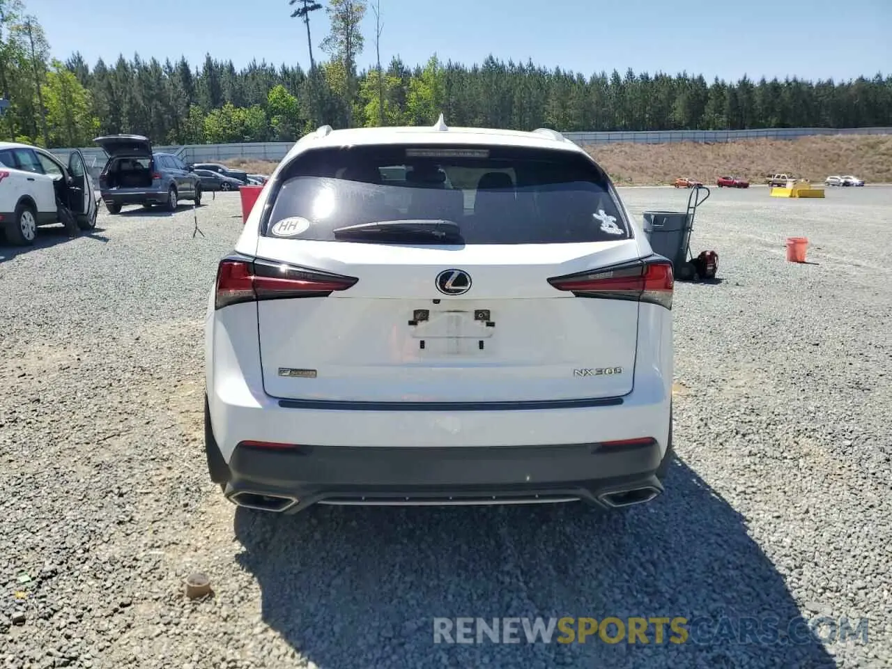 6 Photograph of a damaged car JTJJARBZ8L5005016 LEXUS NX 300 F S 2020