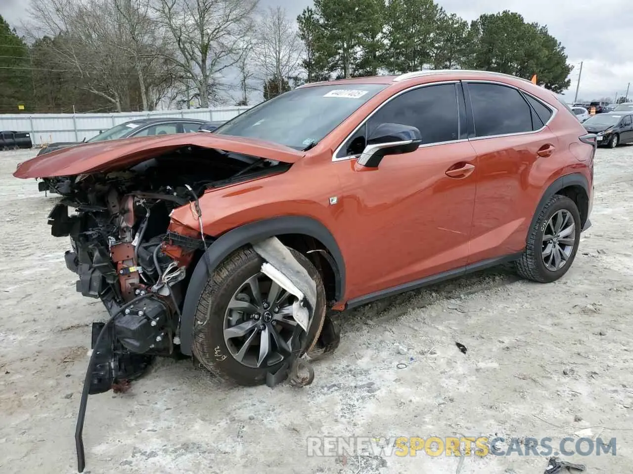 1 Фотография поврежденного автомобиля JTJSARBZ0L2171729 LEXUS NX 300 F S 2020