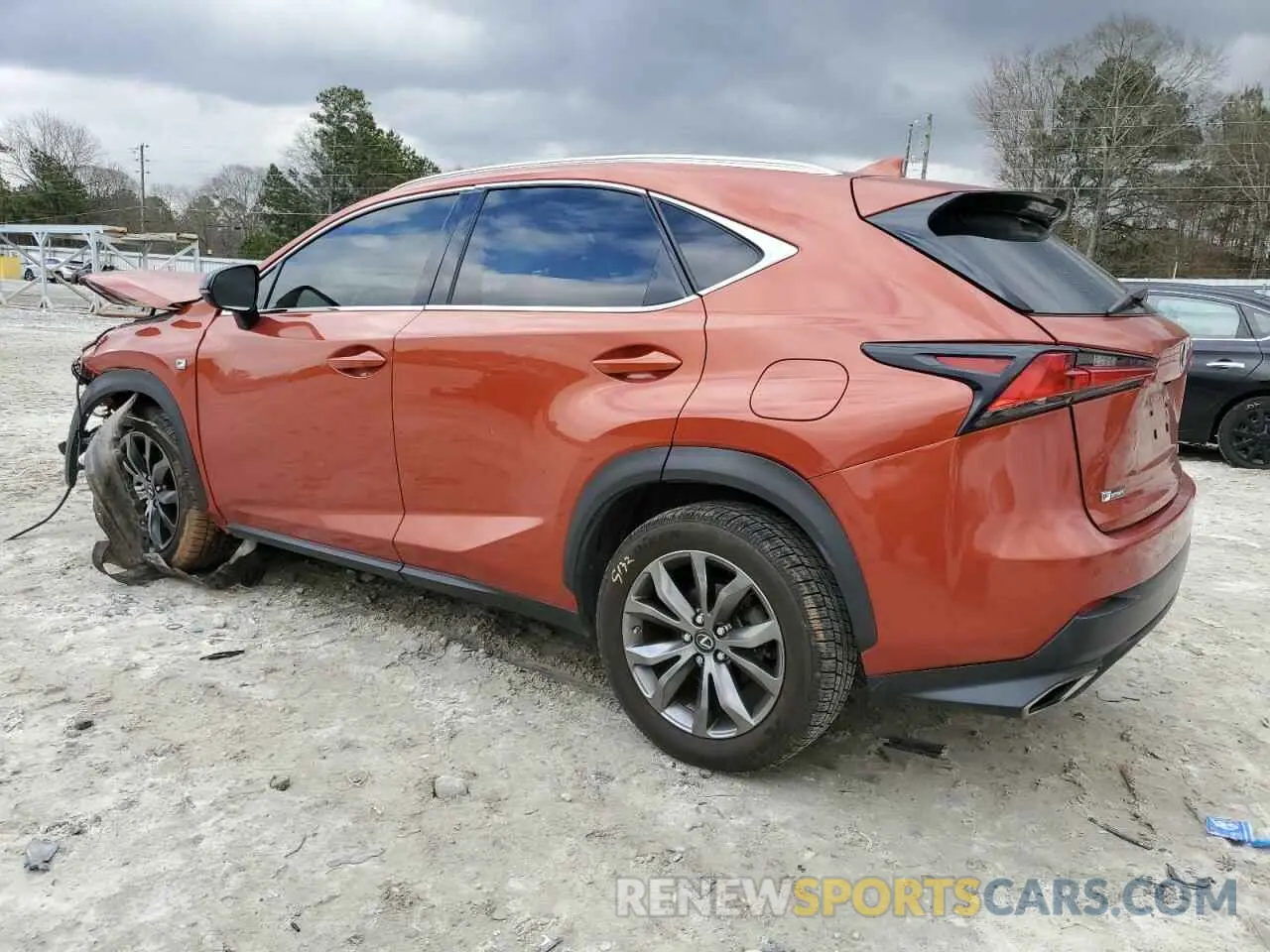 2 Фотография поврежденного автомобиля JTJSARBZ0L2171729 LEXUS NX 300 F S 2020