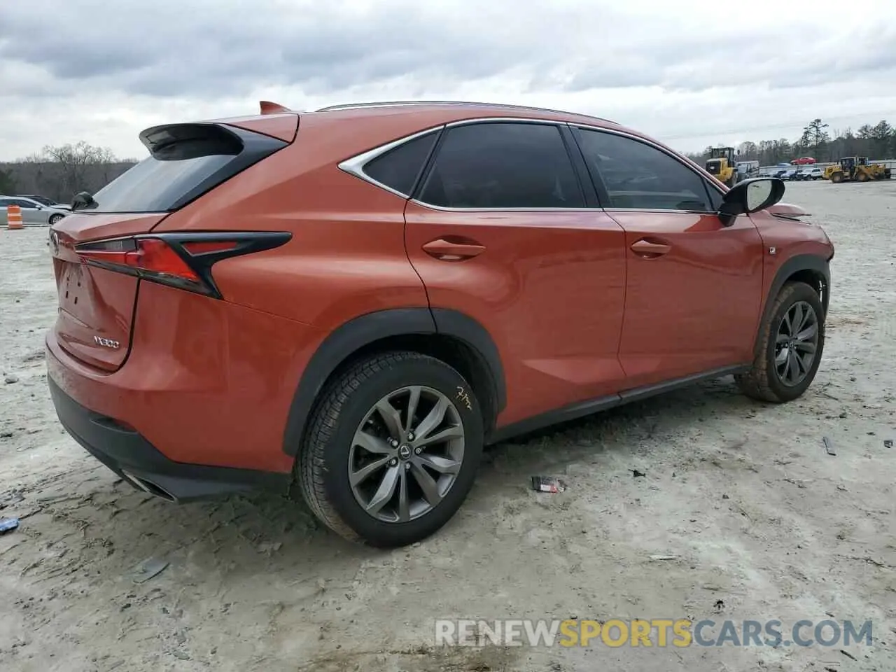 3 Фотография поврежденного автомобиля JTJSARBZ0L2171729 LEXUS NX 300 F S 2020
