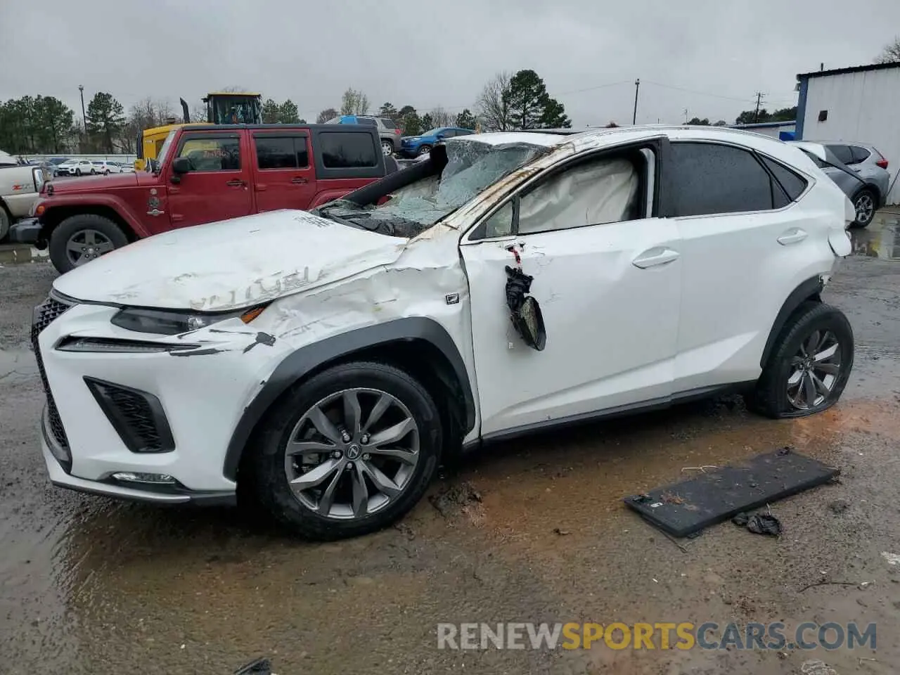 1 Photograph of a damaged car JTJSARBZ1L5019473 LEXUS NX 300 F S 2020
