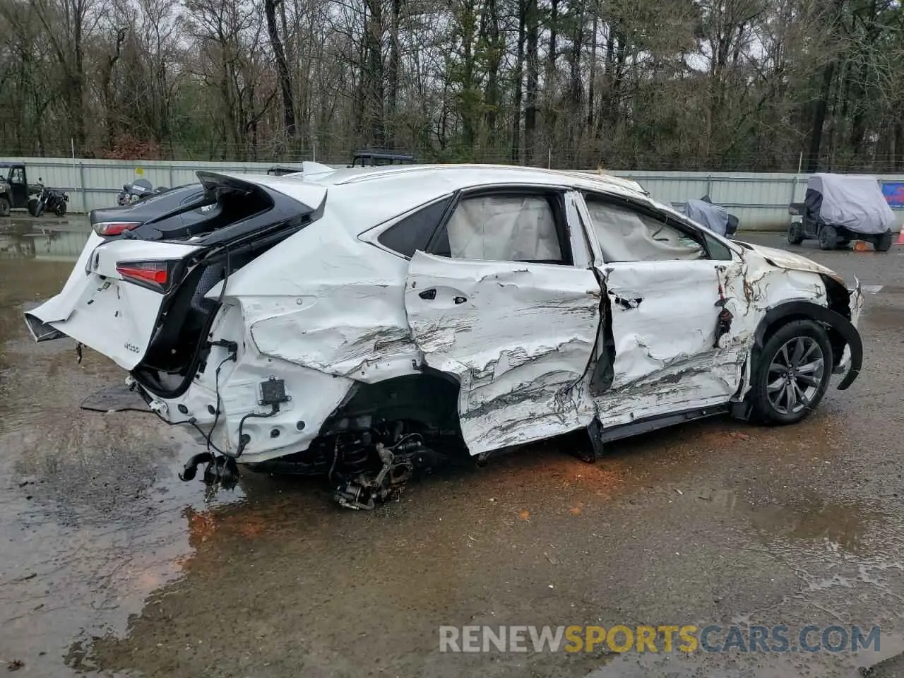3 Photograph of a damaged car JTJSARBZ1L5019473 LEXUS NX 300 F S 2020
