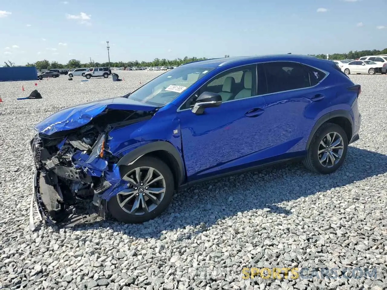 1 Photograph of a damaged car JTJSARBZ2L2164376 LEXUS NX 300 F S 2020