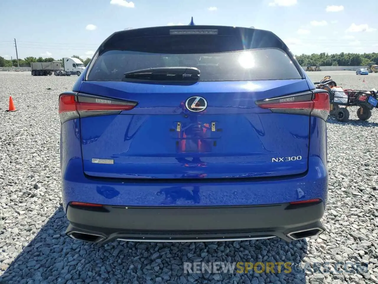 6 Photograph of a damaged car JTJSARBZ2L2164376 LEXUS NX 300 F S 2020