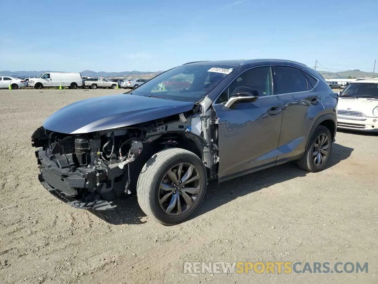 1 Photograph of a damaged car JTJSARBZ2L5004870 LEXUS NX 300 F S 2020