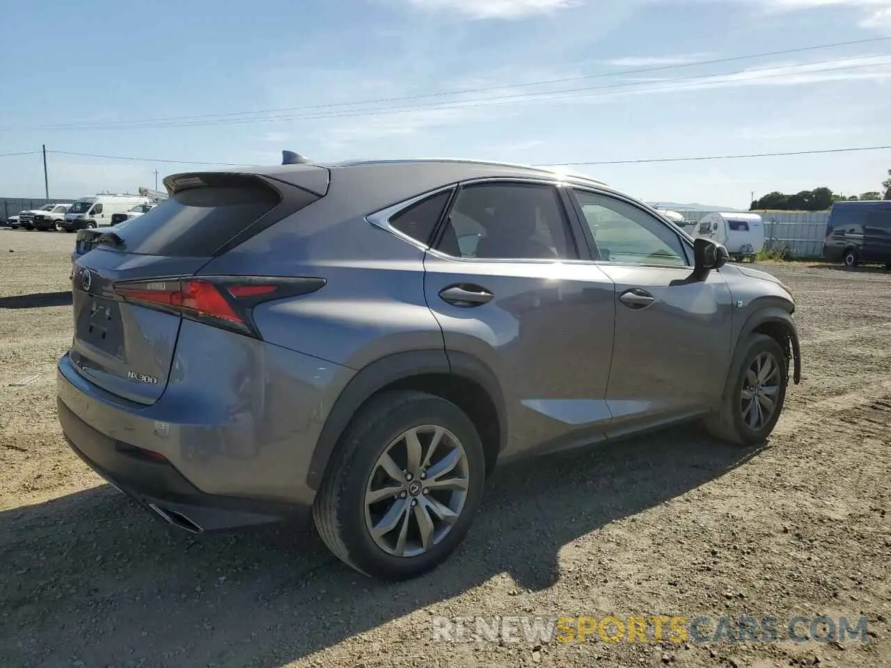 3 Photograph of a damaged car JTJSARBZ2L5004870 LEXUS NX 300 F S 2020