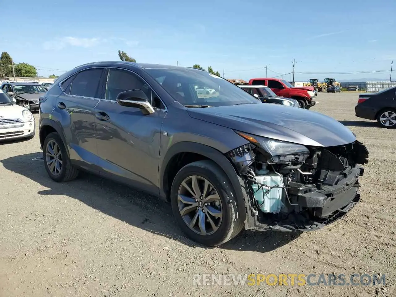 4 Photograph of a damaged car JTJSARBZ2L5004870 LEXUS NX 300 F S 2020