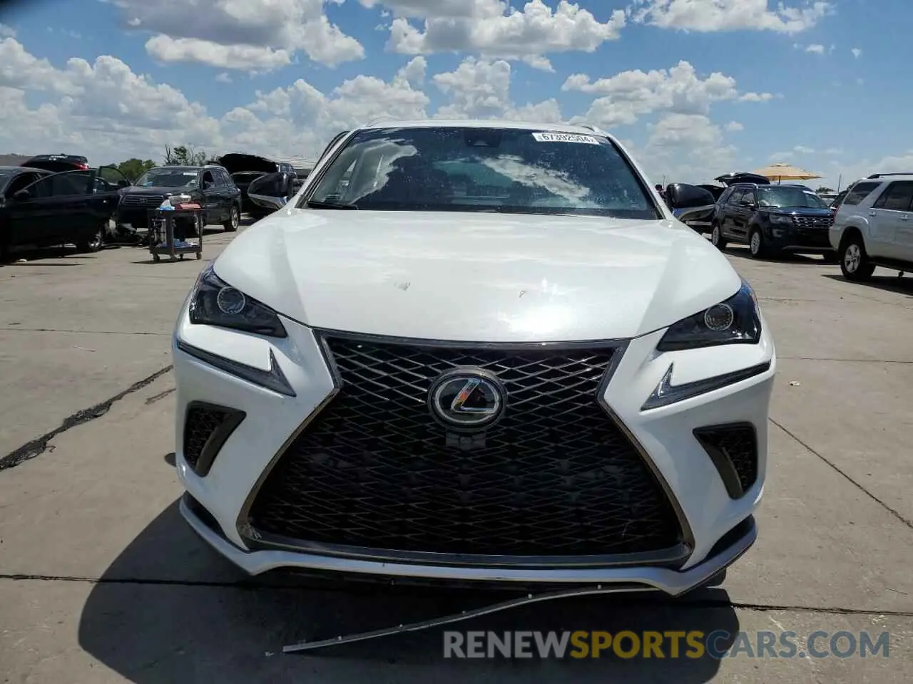 5 Фотография поврежденного автомобиля JTJSARBZ4L5006572 LEXUS NX 300 F S 2020