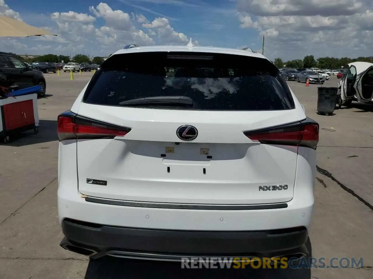 6 Фотография поврежденного автомобиля JTJSARBZ4L5006572 LEXUS NX 300 F S 2020