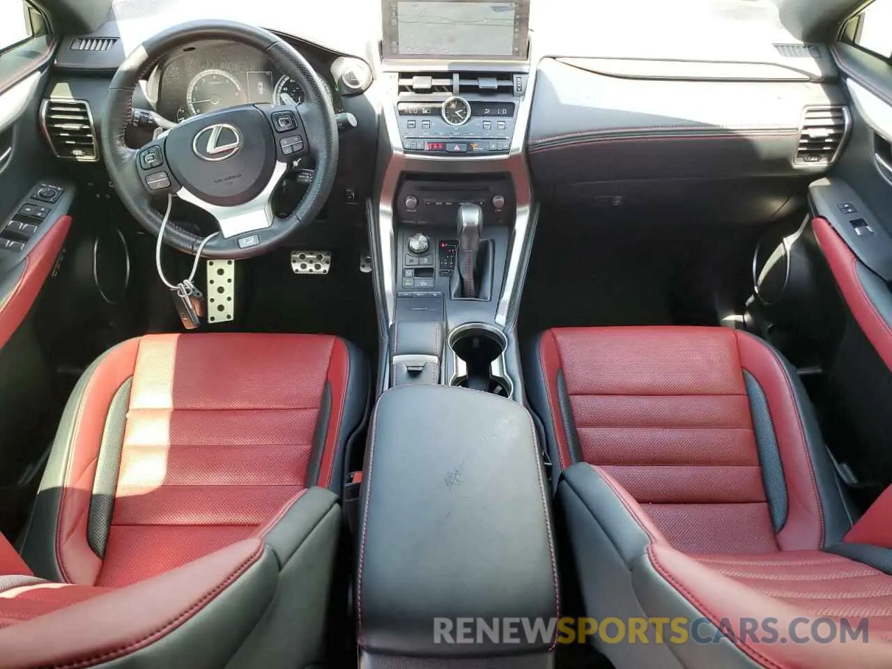 8 Фотография поврежденного автомобиля JTJSARBZ4L5006572 LEXUS NX 300 F S 2020