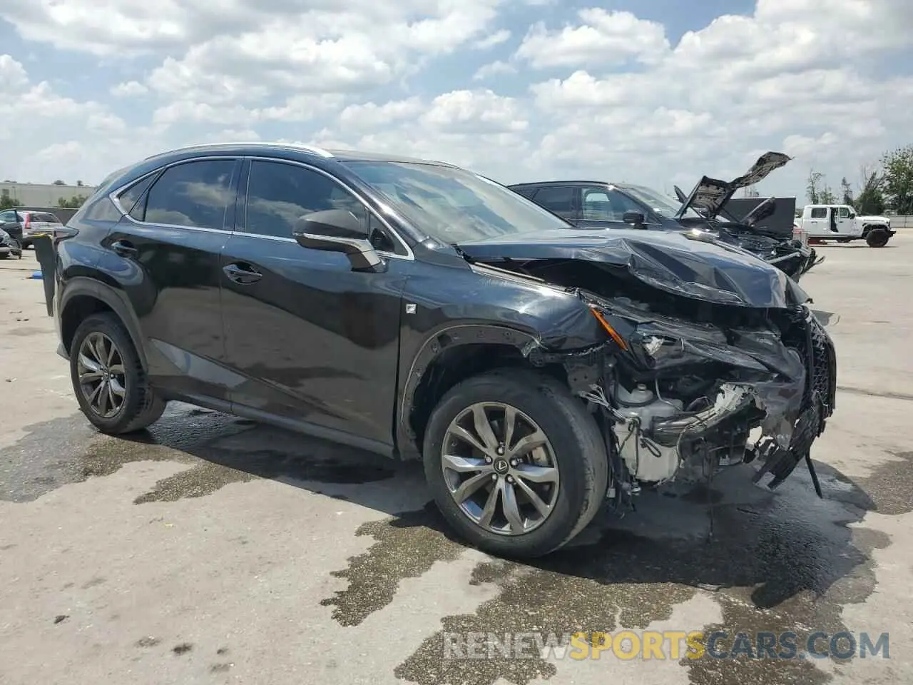 4 Photograph of a damaged car JTJSARBZ7L5004444 LEXUS NX 300 F S 2020