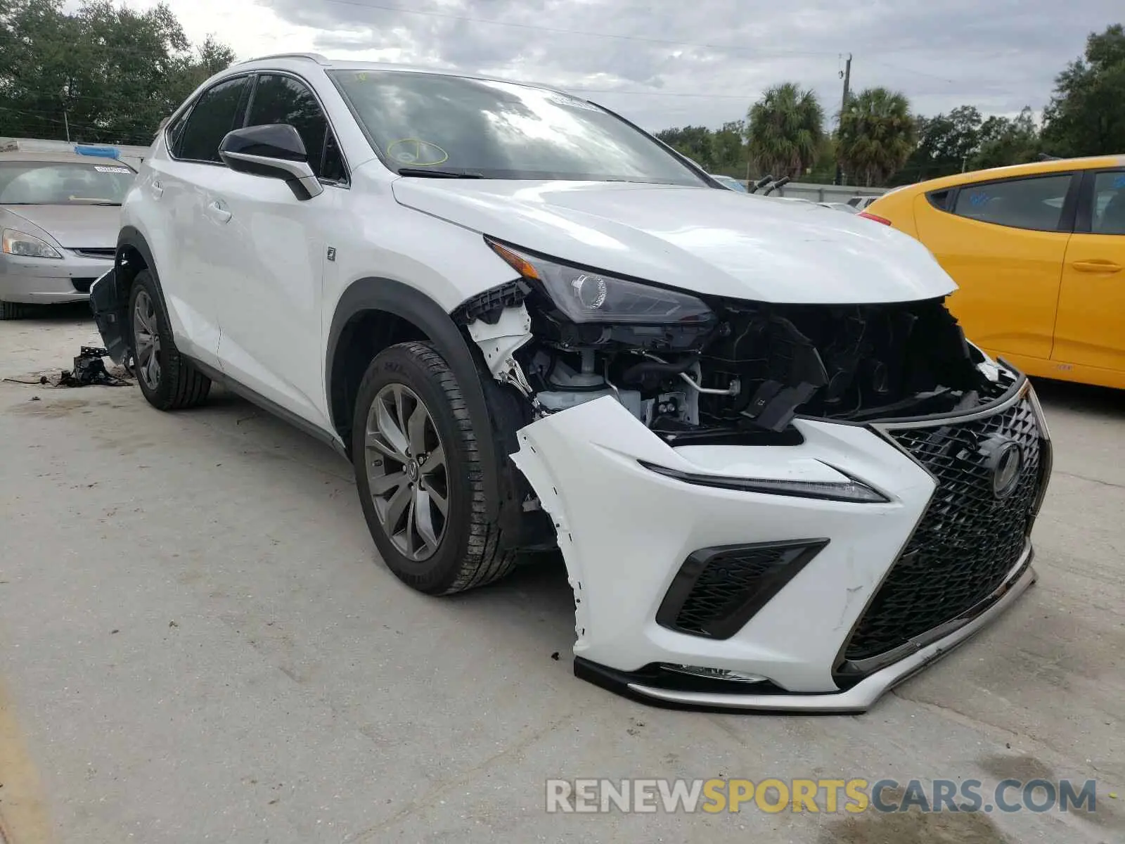 1 Фотография поврежденного автомобиля JTJSARBZ8L5008115 LEXUS NX 300 F-S 2020