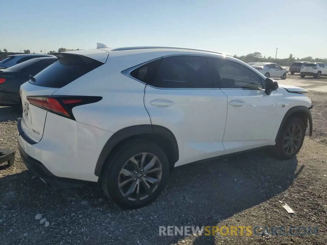 3 Фотография поврежденного автомобиля JTJSARBZ9L2175536 LEXUS NX 300 F S 2020