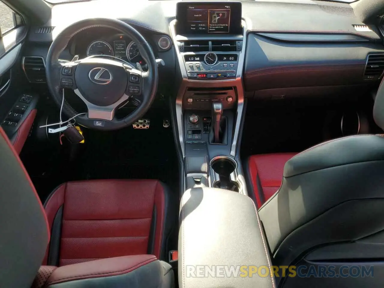 8 Фотография поврежденного автомобиля JTJSARBZ9L2175536 LEXUS NX 300 F S 2020