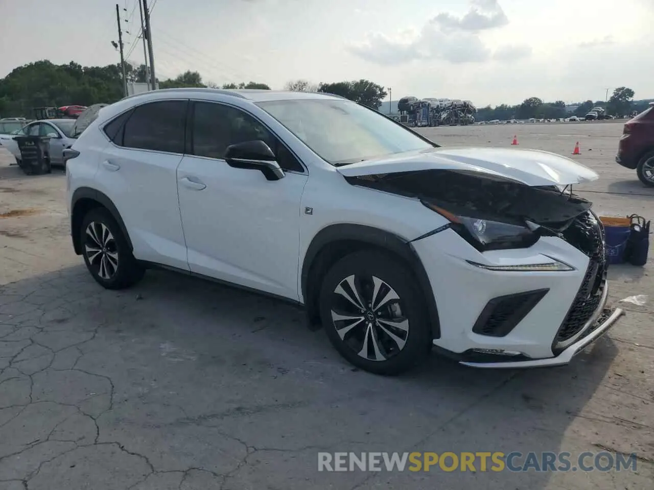 4 Photograph of a damaged car JTJSARDZ1L2235368 LEXUS NX 300 F S 2020