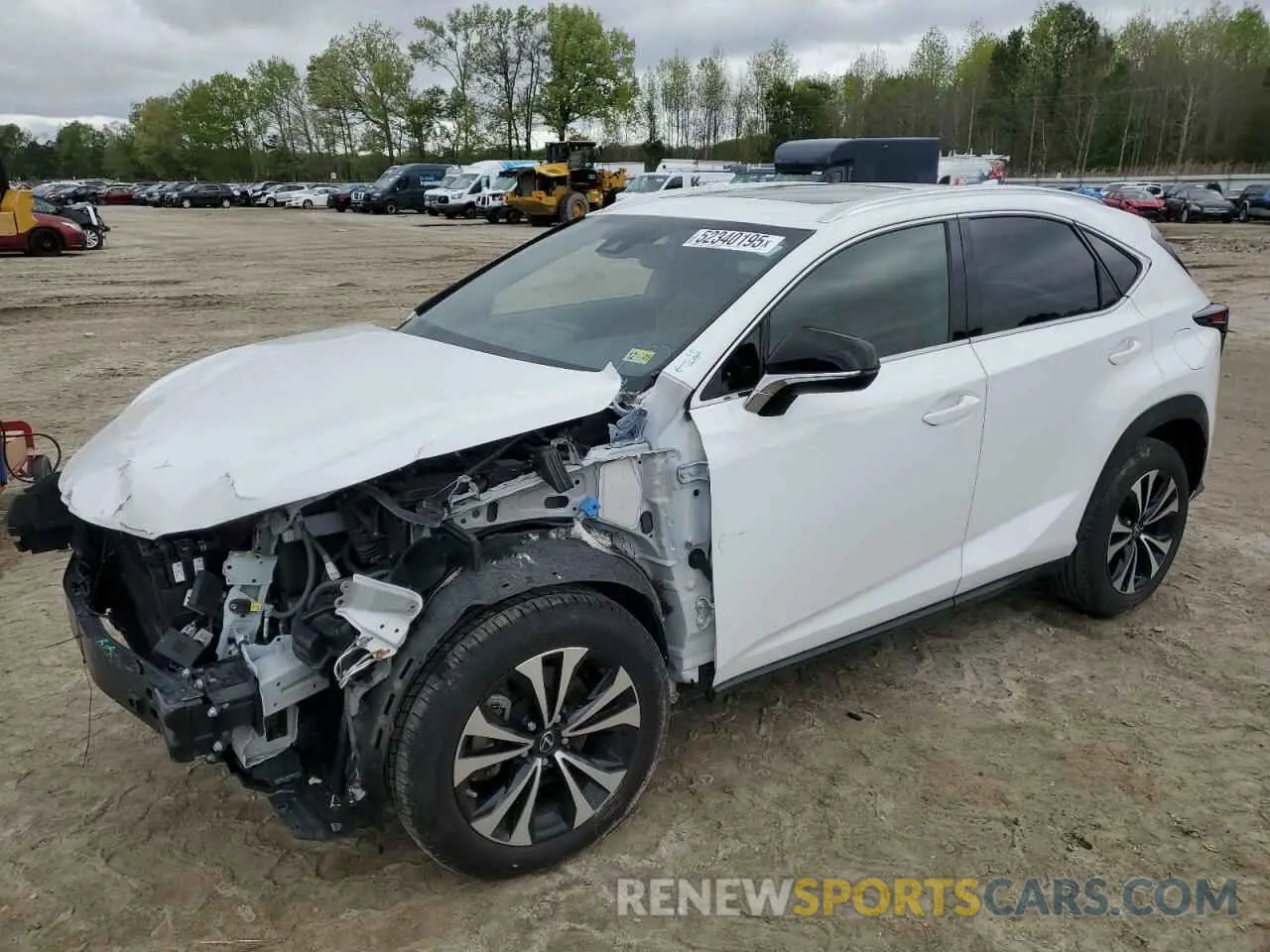 1 Фотография поврежденного автомобиля JTJSARDZ2L5017275 LEXUS NX 300 F S 2020