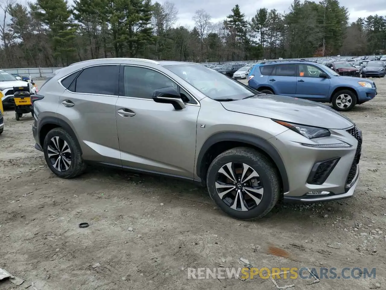 4 Фотография поврежденного автомобиля JTJSARDZ3L2222248 LEXUS NX 300 F S 2020