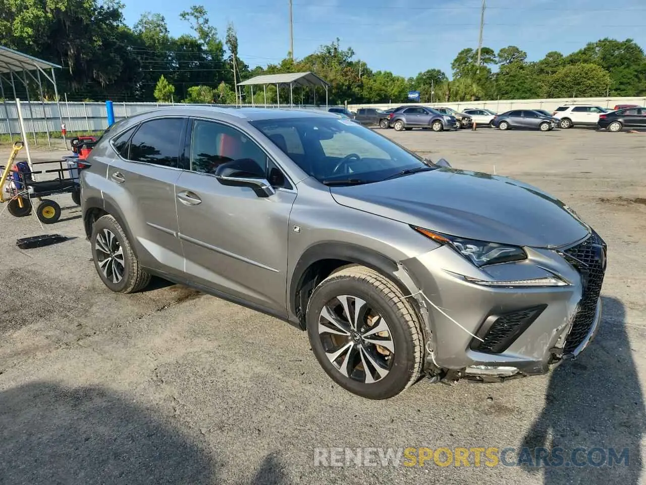 4 Фотография поврежденного автомобиля JTJSARDZ4L2231265 LEXUS NX 300 F S 2020