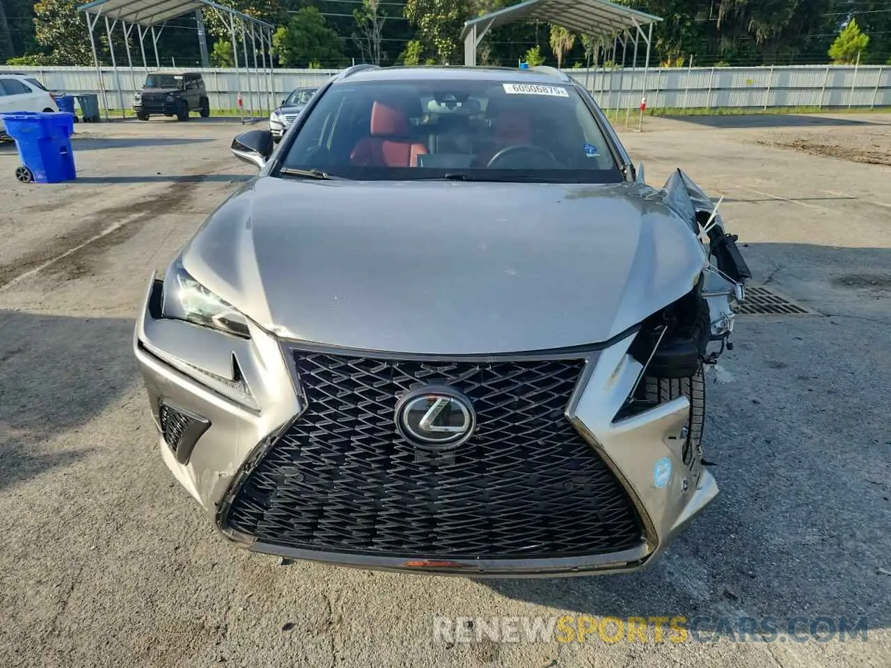 5 Фотография поврежденного автомобиля JTJSARDZ4L2231265 LEXUS NX 300 F S 2020
