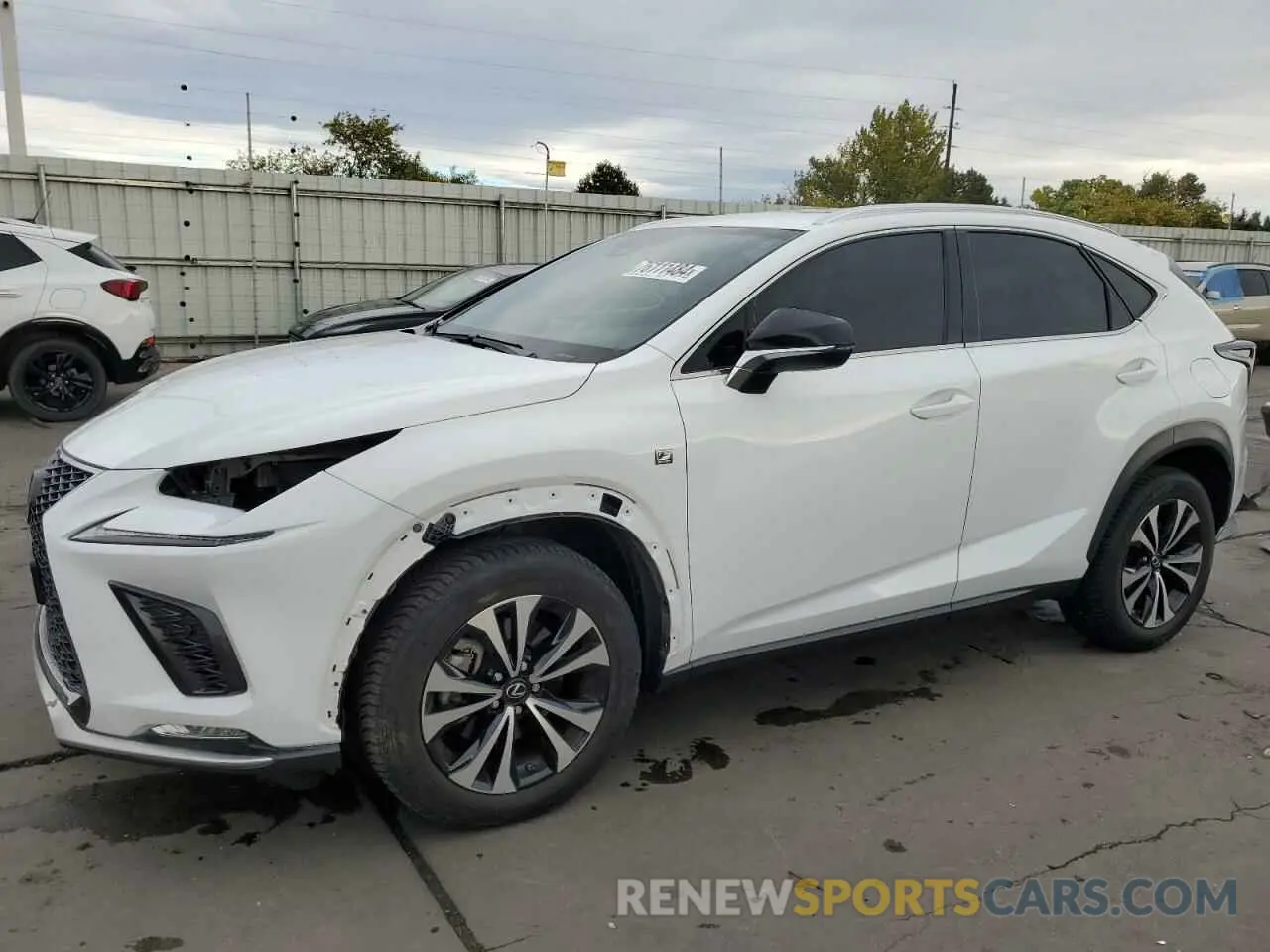 1 Фотография поврежденного автомобиля JTJSARDZ8L5001890 LEXUS NX 300 F S 2020